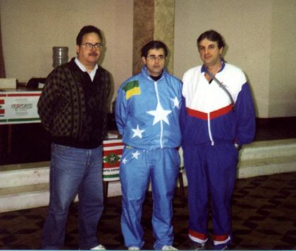 Federao Catarinense de Xadrez - FCX - Carlos Calheiros (Cordenador), Darcy Lima (Pres.CBX) e Gilson Chrestani (Pres. FCX)