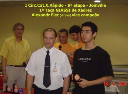 Federao Catarinense de Xadrez - FCX - Gerente GIASSI e Fier