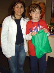 Federao Catarinense de Xadrez - FCX - Me e filho Agustini