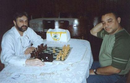 Federação Catarinense de Xadrez - FCX - Gilson Chrestani (ELASE) X Haroldo Cunha (Soc.Gin.JOI)