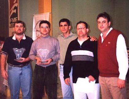 Federao Catarinense de Xadrez - FCX - Gauche, Boere , Kabuke, Barros e Chrestani