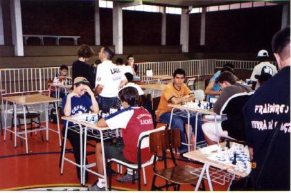 Federação Catarinense de Xadrez - FCX - Vista geral do ginásio