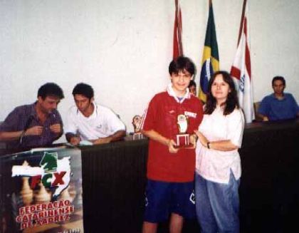 Federação Catarinense de Xadrez - FCX - Ernani e Luciana Choma PR