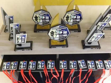Federação Catarinense de Xadrez - FCX - Troféus e medalhas até 15º lugar
