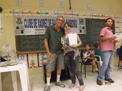 Federação Catarinense de Xadrez - FCX - Vice Campeã Amanda P.Dull de Florianópolis